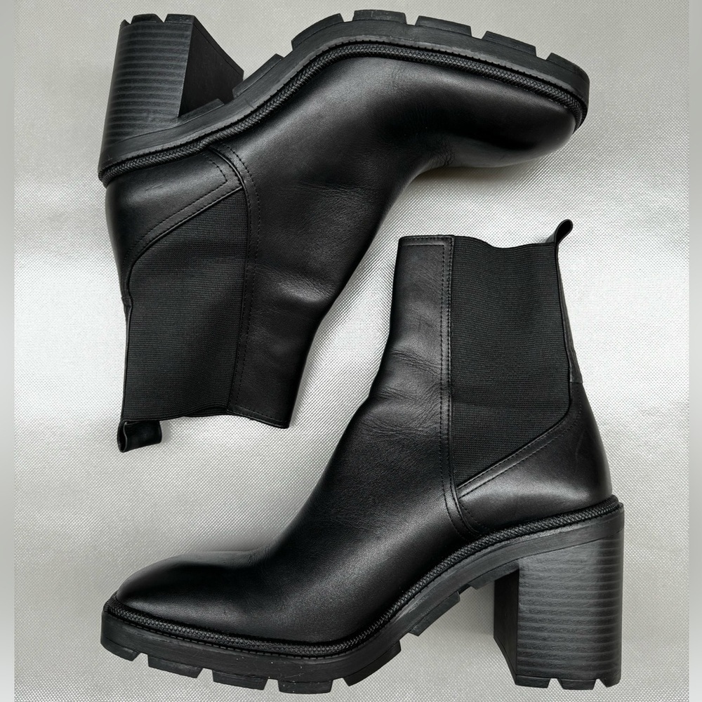 Zara Leather Boots - Picture 7 of 9